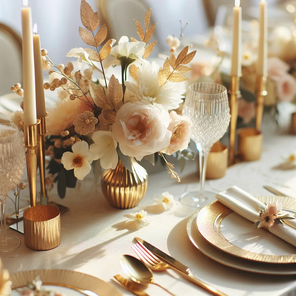 Dekoracje stołu weselnego, które zachwycą gości